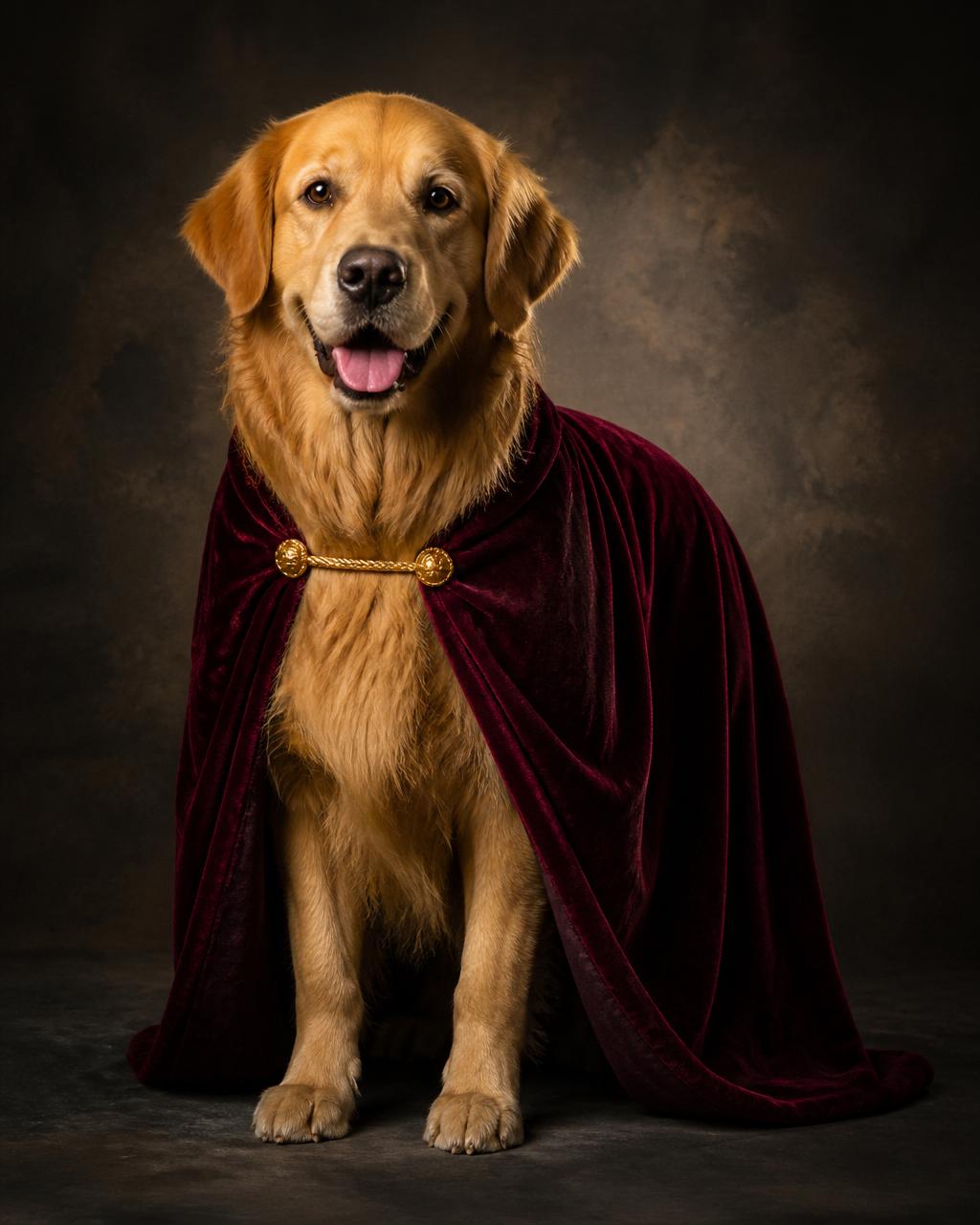Polished pet portrait
