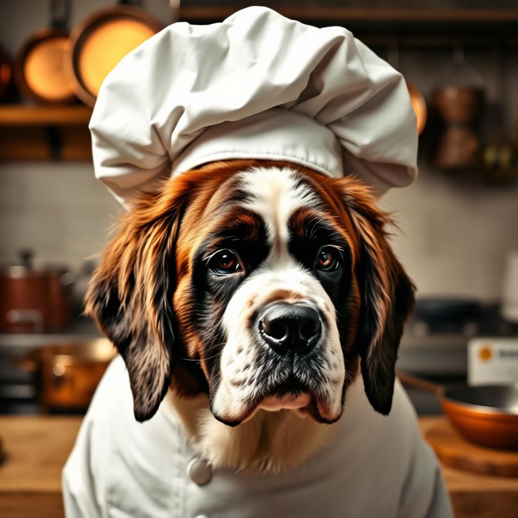 Pet portrait in Career Chef theme