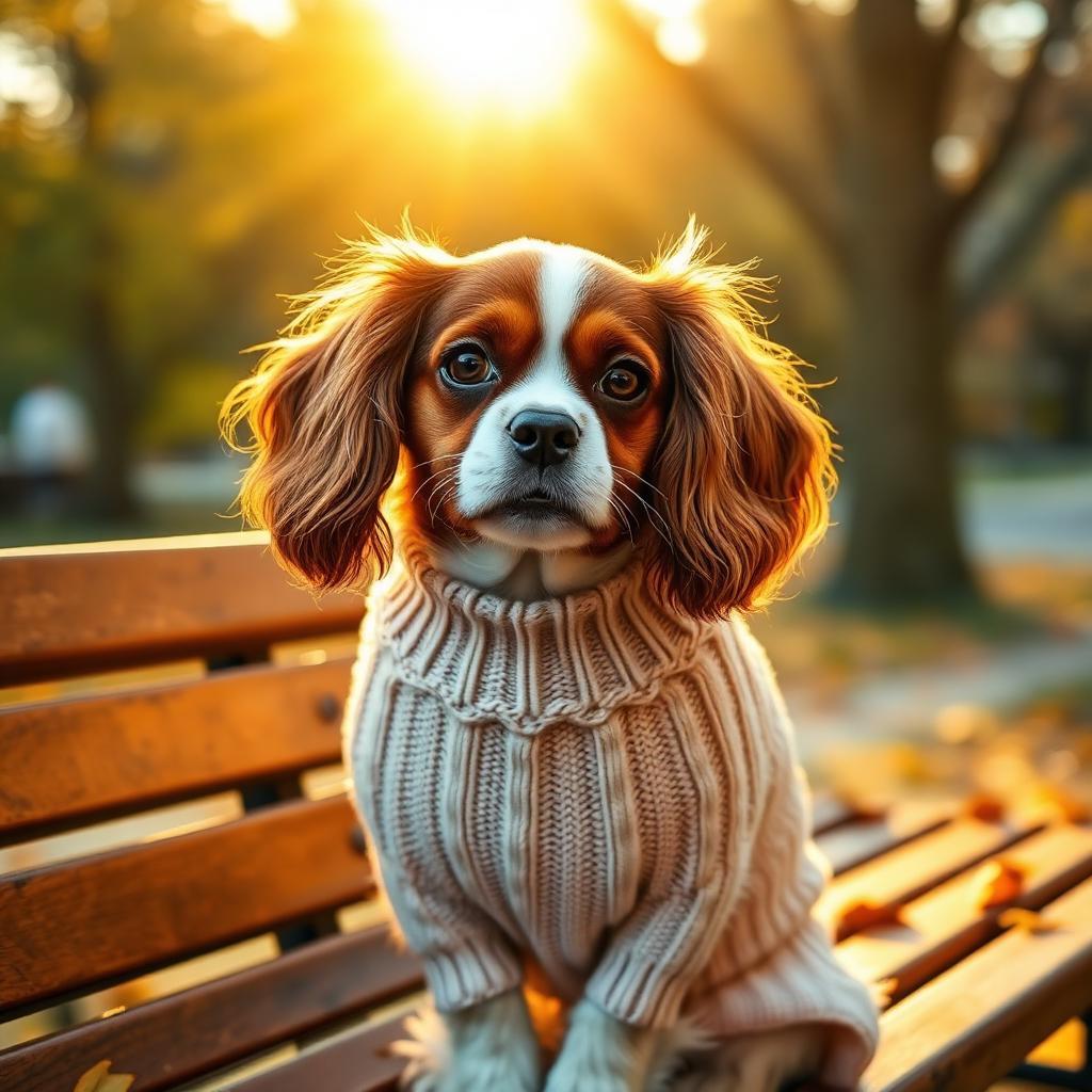Pet portrait in Romantic Comedy Star theme